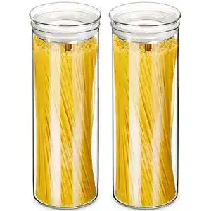 Vorratsgläser ZENS Vorratsdosen Glas 2er Set, Luftdicht