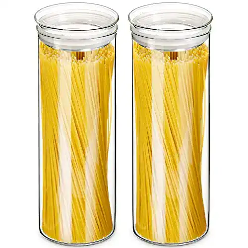 Vorratsgläser ZENS Vorratsdosen Glas 2er Set, Luftdicht