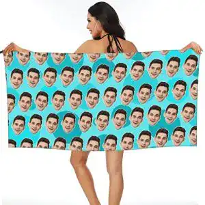 Foto-Handtuch Naispanda Personalisierte Badetuch