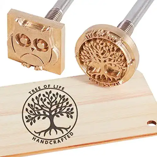 Brennstempel OLYCRAFT Holz Brandeisen mit individuellem Logo