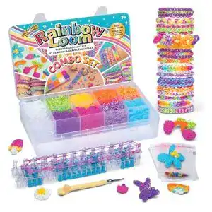 Loom-Bänder Rainbow Loom Kombi-Set.