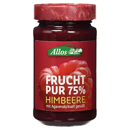 Himbeermarmelade Allos Bio Frucht Pur Himbeere, 250 g