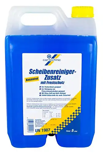 Scheibenfrostschutz Cartechnic Scheibenreiniger-Zusatz mit Frostschutz Konzentrat 5L