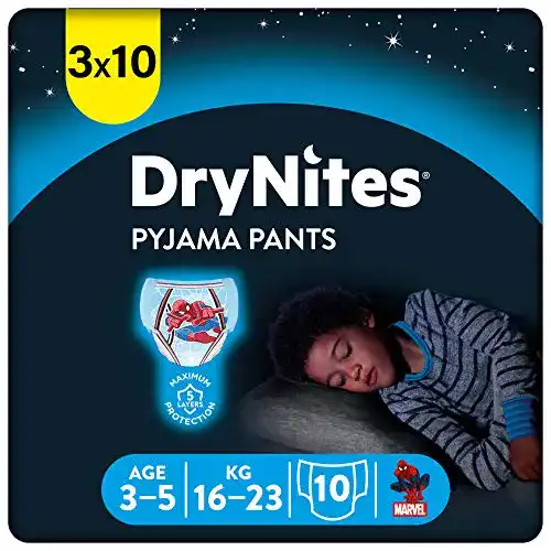 Huggies-Windeln DryNites saugfähige Nachtwindeln, 30 Stück