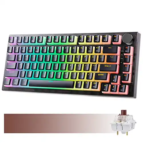 Mechanische Tastatur kabellos Dierya T83 TKL Gasket-Mounted