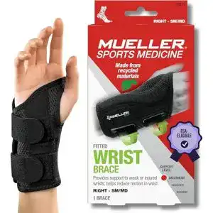 Handgelenkbandage Mueller Greenline Bandage, S/M rechts