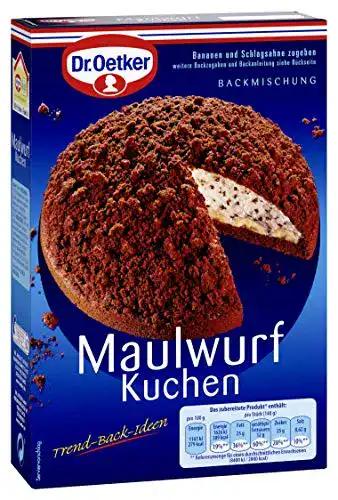 Kuchen-Backmischung Dr. Oetker Maulwurfkuchen 435 g