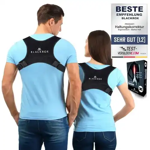 Die beste BLACKROX Rückenstabilisator Haltungskorrektur 2026 Test Bestseller BLACKROX Rückenstabilisator Haltungskorrektur