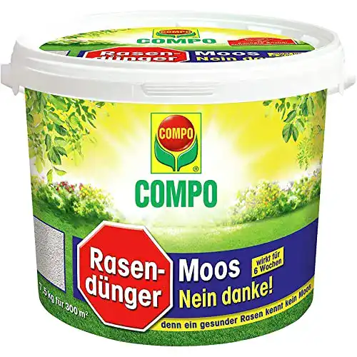 Moosvernichter Compo Rasendünger Moos -nein Danke! 7,5 kg