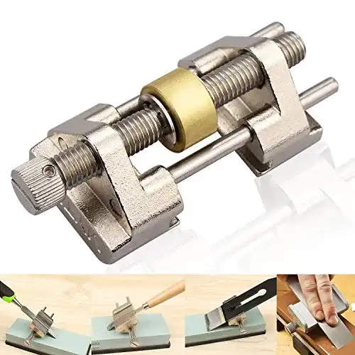 Schleifhilfe Stechbeitel Comsmart, Edelstahlspanner, 0,8 – 8,2 cm