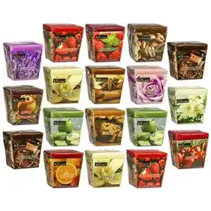 Votivkerzen All2shop duftende Set 18 verschiedene reine Düfte