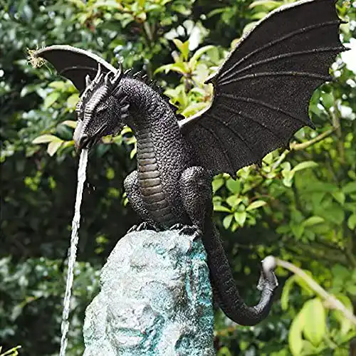 Wasserspeier Wowlela Gartenfigur Garten-Drache