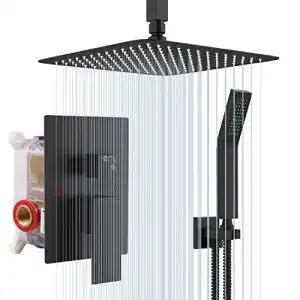 Unterputz-Duschsystem Rainsworth 10 Zoll Regendusche, eckig