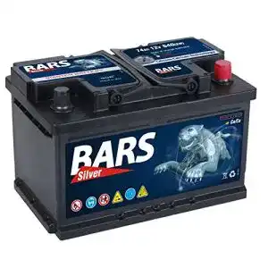 Autobatterie 74Ah Bars Silver Autobatterie 12V