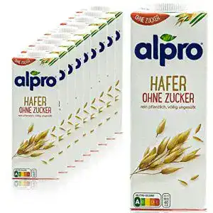 Haferdrink Alpro – 10er Pack ohne Zucker 1 Liter – Oat Hafer Drink