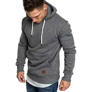 Hoodie Herren Amaci&Sons Herren Basic Kapuzenpullover Sweatjacke