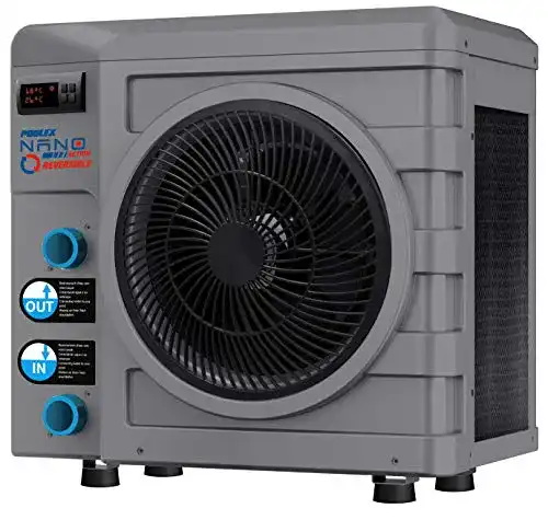 Pool-Wärmepumpe POOLEX Nano Reversible Wärmepumpe, grau