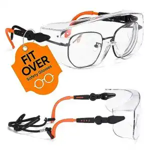 Schutzbrille für Brillenträger SAFEYEAR mit Lüftung– SG009