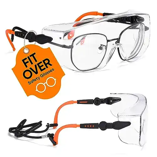 Schutzbrille für Brillenträger SAFEYEAR mit Lüftung– SG009