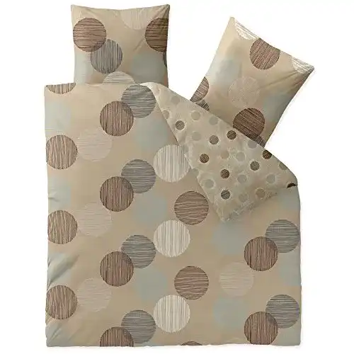 Renforcé-Bettwäsche aqua-textil 200×200 cm 3tlg. Baumwolle