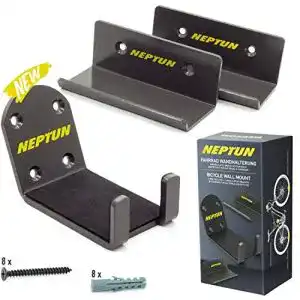 E-Bike-Wandhalterung NEPTUN breite Aussparung, 2 Stützwinkel