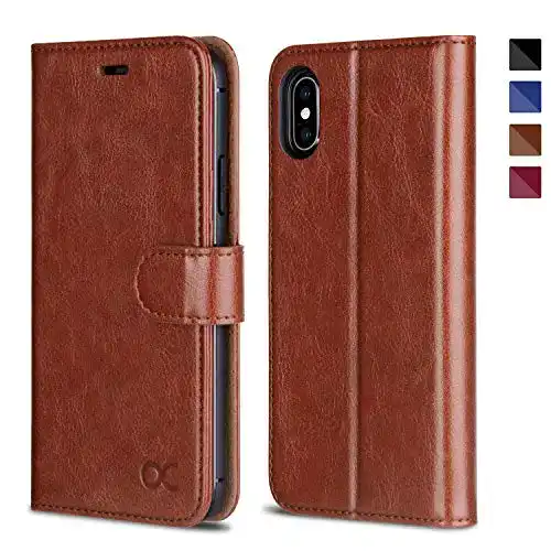 iPhone-X-Lederhülle OCASE iPhone XS Hülle iPhone X iPhone 10