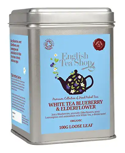 Weißer Tee English Tea Shop, White Tea Blueberry & Elderflower