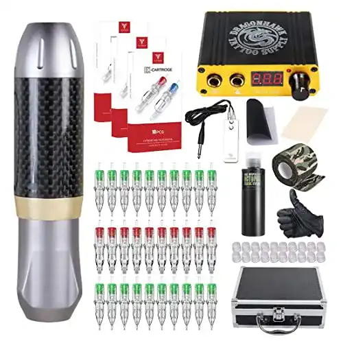 Tattoo-Pen Dragonhawk Tattoo Pen Kit Rotary Tattoo Machine