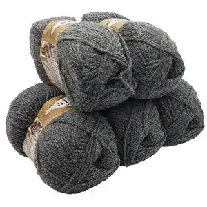 Alize-Wolle Alpaka Royal 5 x 100 Gramm Alize Strickwolle, 500 g
