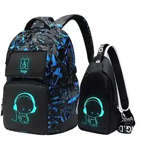 Schulranzen Asge Rucksack, Schultertaschen Set
