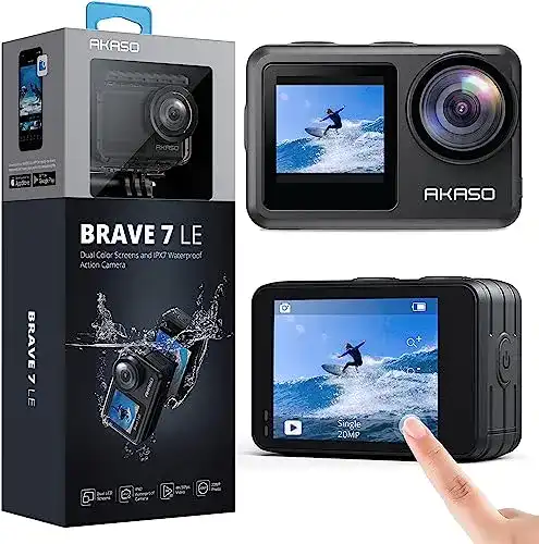 Unterwasserkamera AKASO Action cam 4K 30FPS 20MP WiFi