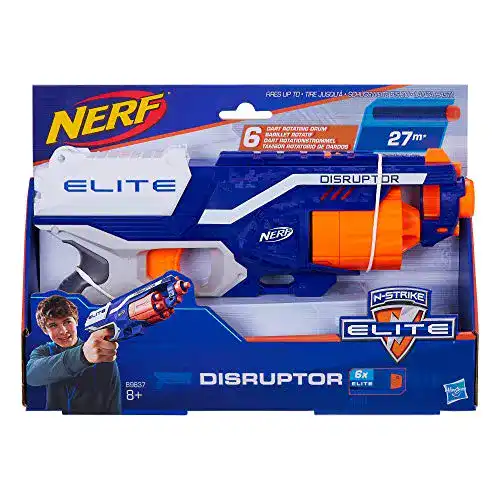 Nerf-Elite NERF Elite Disruptor Blaster, 6-Dart Rotationstrommel, 6