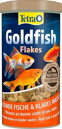 Goldfischfutter Tetra Goldfish Flakes – Flocken-Fischfutter 1 L Dose