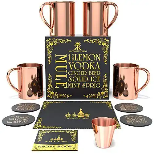 Moscow-Mule-Becher Krown Kitchen – Moscow Mule Kupferbecher