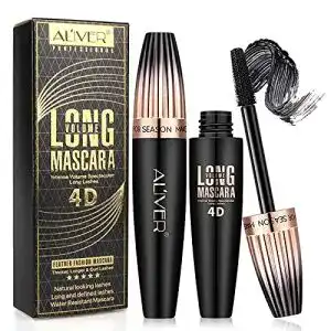 4D-Mascara Vinimay Mascara Wasserfest Schwarz 4D Seidenfaser Mascara