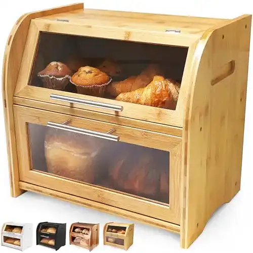 Brotkasten (Bambus) Apace Living Arise mit Belüftung