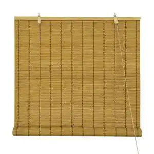 Holzjalousien Victoria M. Bambusrollo Seitenzugrollo 120 x 160 cm