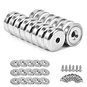 Neodym-Magnet Anksixx Neodym Scheiben Magnete, 15 Stück