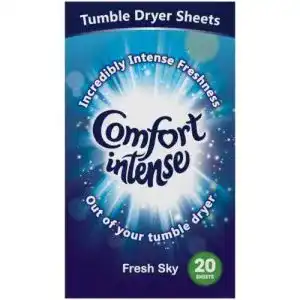 Trocknertücher Comfort Intense Fresh Sky, 3 Packungen mit je 20