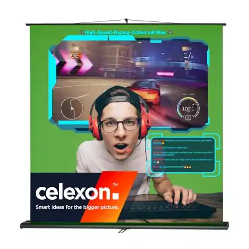 Green-Screen celexon Mobile Lite Chroma Key, 150x 200cm
