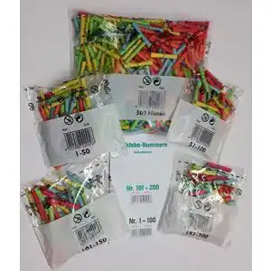 Gewinnlose maru Tombola-Komplett-Set, bunt gemischt