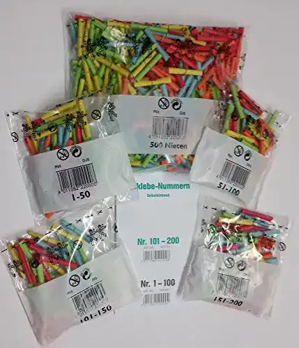 Gewinnlose maru Tombola-Komplett-Set, bunt gemischt