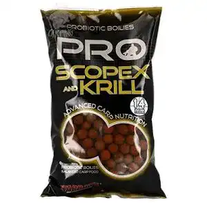 Starbaits-Boilies Starbaits – Probio Scopex Krill Boilies 14mm 1Kg