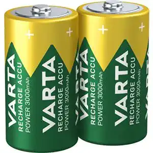 LR14-Batterie Varta Batterien C Baby, wiederaufladbar, 2 Stück