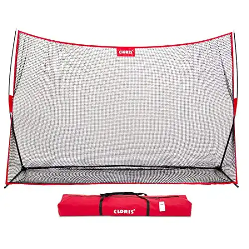 Golf-Übungsnetz CLORIS Großes Heavy Duty Golfnetz, 10x7ft Golf Übungsnetz für den Garten im Innenbereich, Tragbares Golf-Schlagnetz