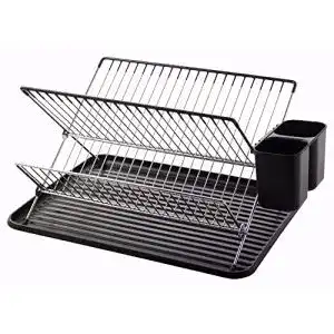 Abtropfgestell ProCook – zusammenklappbar – schwarz