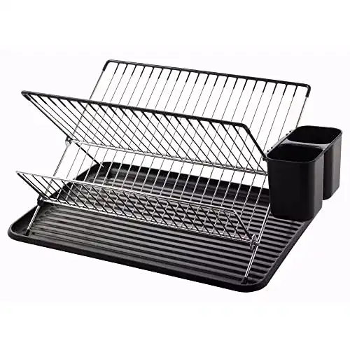 Abtropfgestell ProCook – zusammenklappbar – schwarz