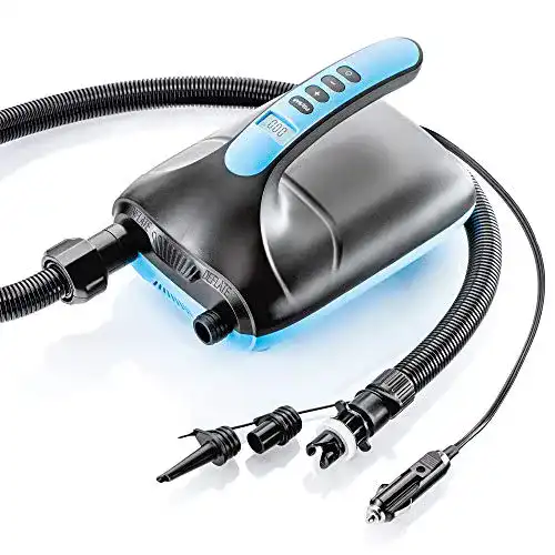 Elektrische SUP-Pumpe imtech mit 3 Adapter für Stand Up Paddle