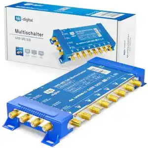 Multischalter HB-DIGITAL pmse 5/8 1x SAT bis 8 x Teilnehmer