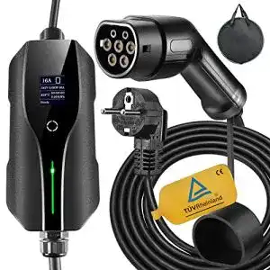 Ladekabel Typ 2 Schuko ETE ETMATE Typ 2 Ladekabel 7,5 M